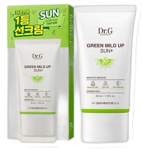 닥터지 그린 마일드 업 플러스 선크림 SPF50+ PA++++, 35ml, 1개 - 선케어/선크림/선로션